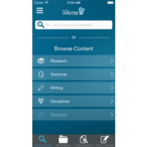 Pearson Writer App for iOS icon