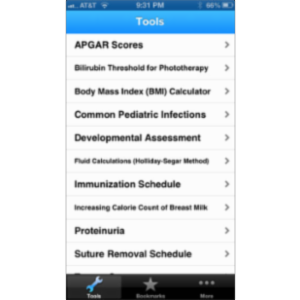 Pediatric Toolbox App for iOS icon