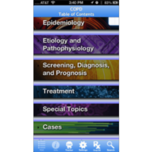 Chronic Obstructive Pulmonary Disease (COPD) @Point of Care™ App for iOS