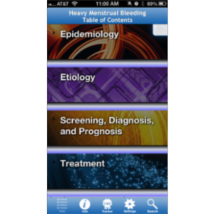 Heavy Menstrual Bleeding (HMB) @Point of Care™ App for iOS