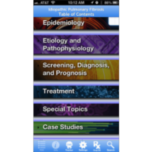 Idiopathic Pulmonary Fibrosis (IPF) @Point of Care™ App for iOS