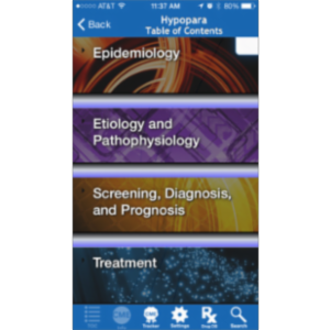 Hypoparathyroidism @Point of Care™ App for iOS icon