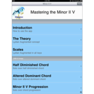 iImprov - The Minor II V App for iPad