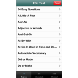 ESL Tests App for iOS icon