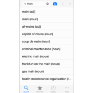Advanced English Dictionary and Thesaurus App for iOS icon