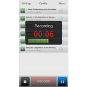 Mobile Podcaster App for iOS icon