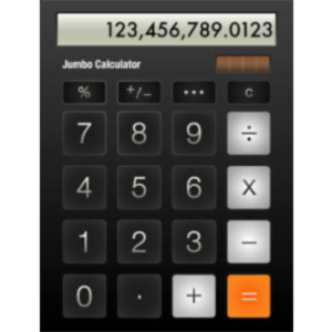 Jumbo Calculator App for iPad icon