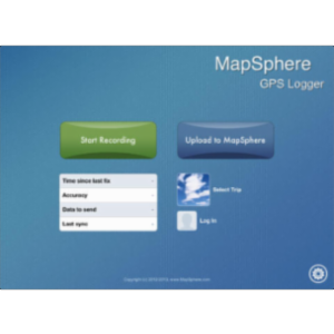 MapSphere GPS Logger App for iPad icon