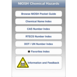 NIOSH Chemical Hazards App for iOS icon