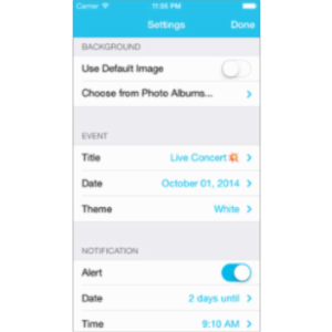 Big Day Lite - Event Countdown App for iOS icon