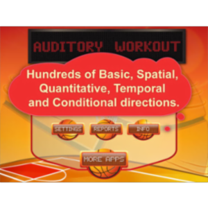 Auditory Workout App for iPad icon