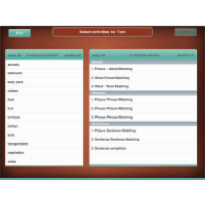 Reading Aphasia App for iPad