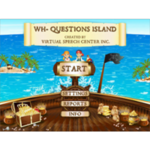 WH-Questions Island App for iPad icon