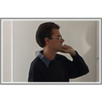 Visualizing Cauchy's Interlacing Property for Line Distance Matrices