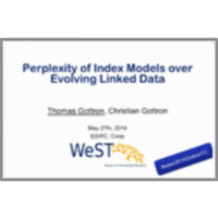 Perplexity of Index Models over Evolving Linked Data icon