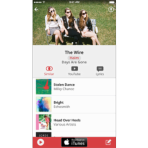 MusicID with Lyrics App for iOS icon