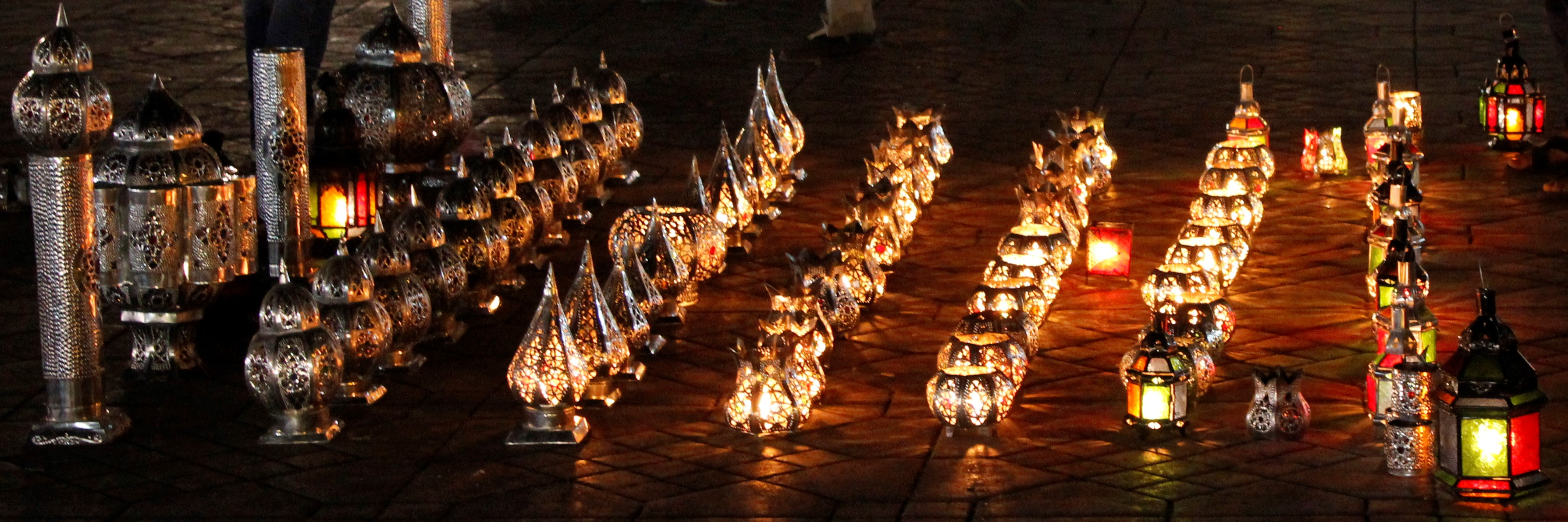 Candlelights at Jemaa el Fna, Marrakesch, Morocco