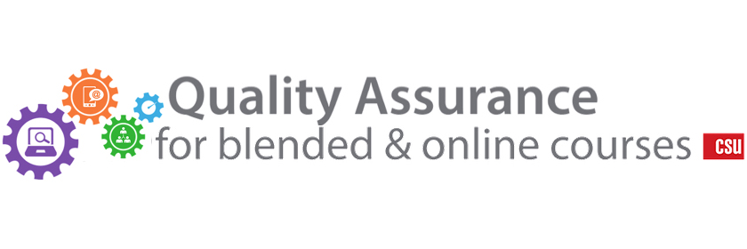 Quality Assurance for blended and online courses